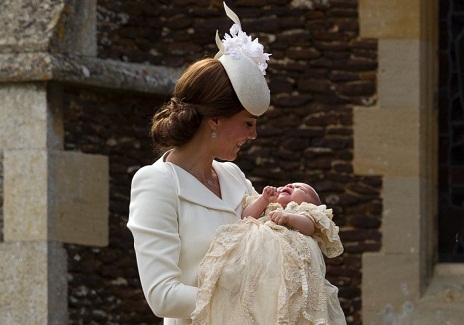 Britain`s Princess Charlotte christened in private ceremony